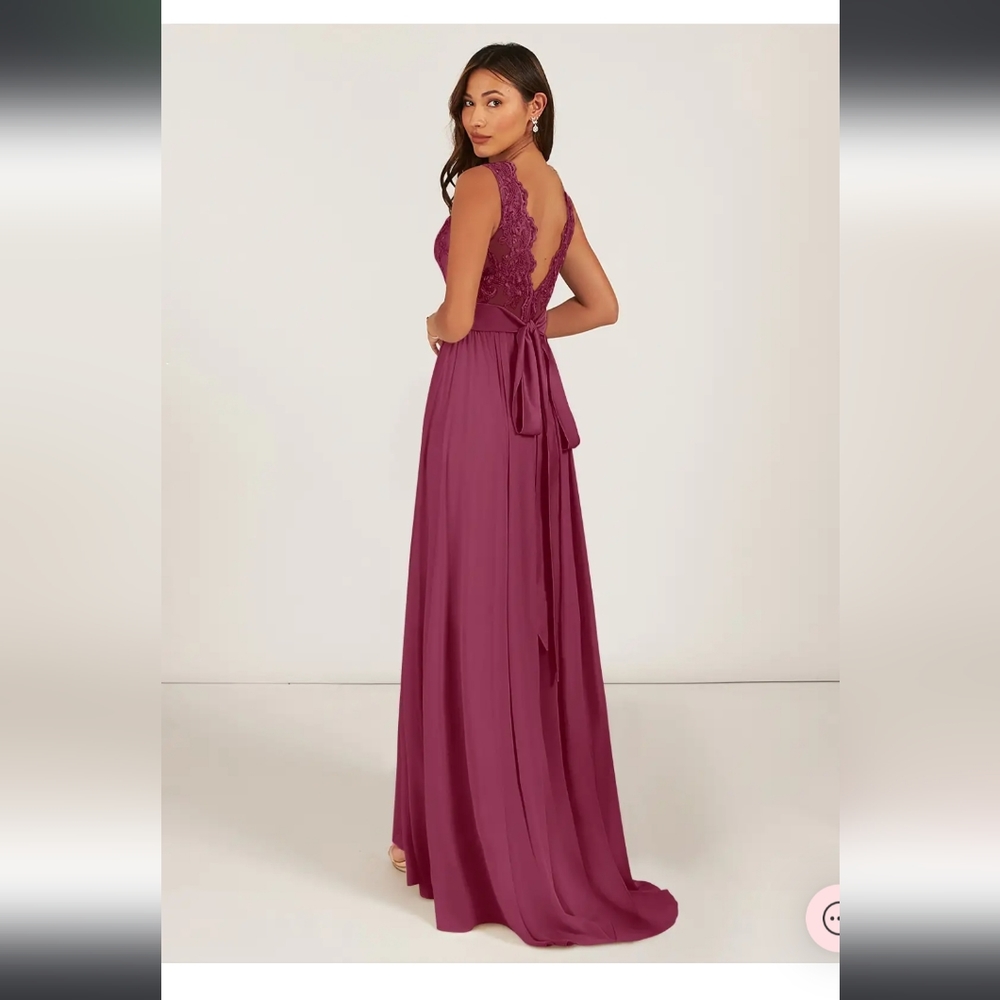 Azazie Gertrude dress and wrap (size: A22)